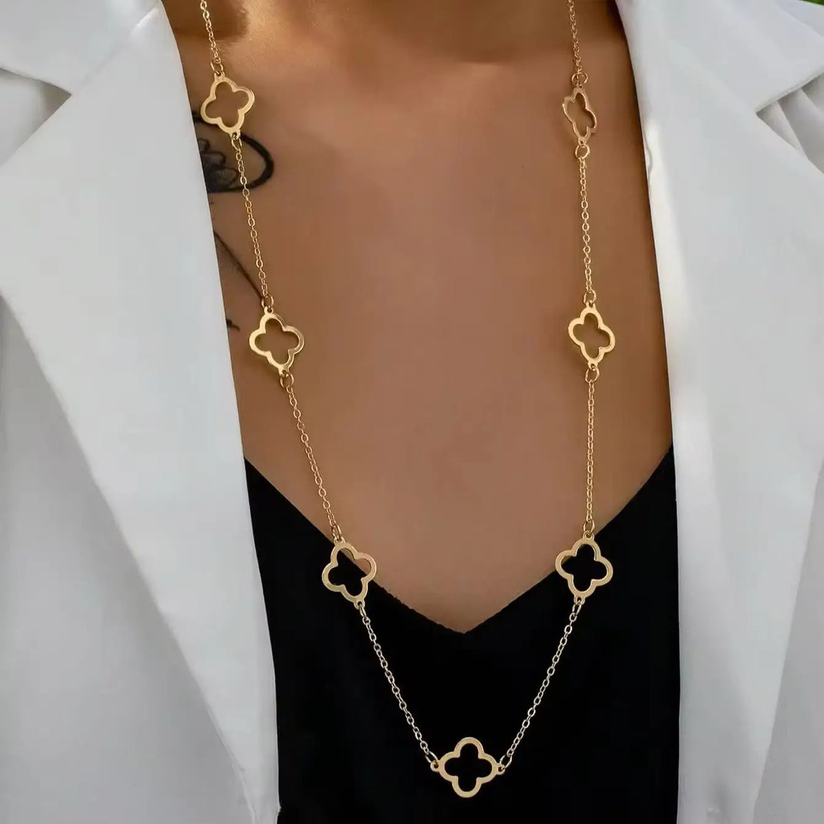 Lucky Four Leaf Clover Necklace