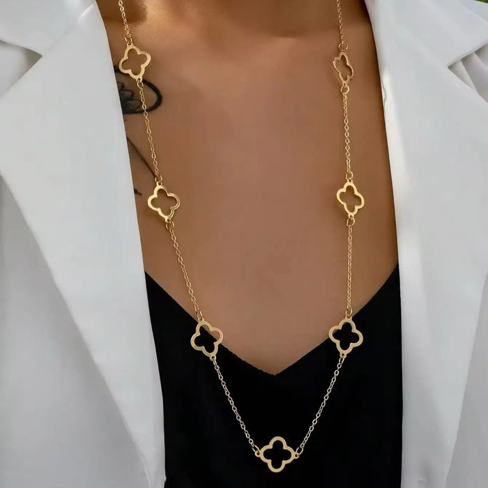 Lucky Four Leaf Clover Necklace