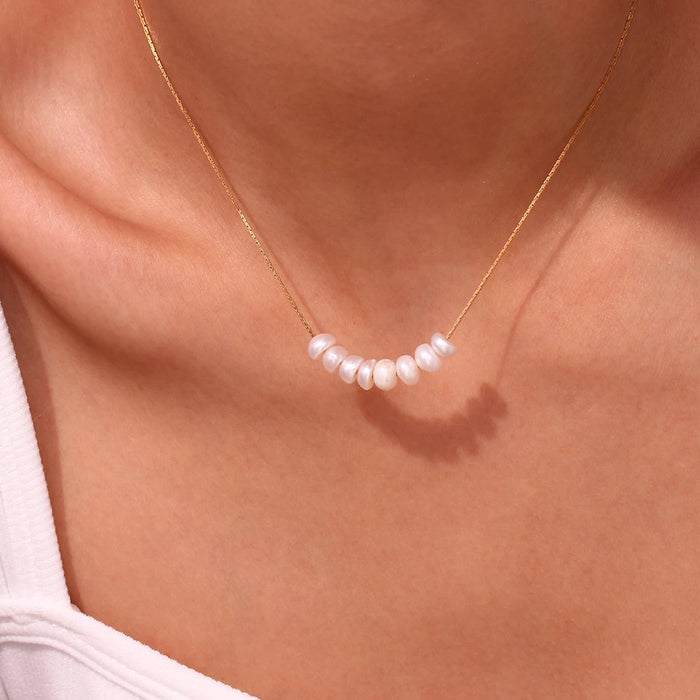 Dainty Freshwater Pearl Necklace