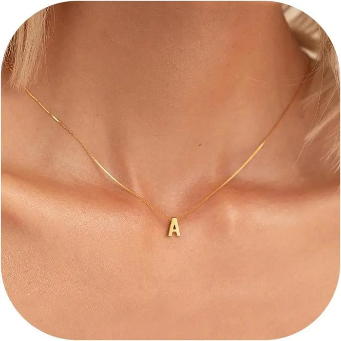Dainty Initial Necklace